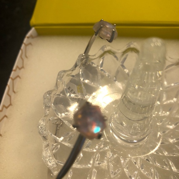 NWT Kendra Scott RARE & RETIRED Merida Bracelet Amethyst Dichroic Gorgeous! - Picture 12 of 17